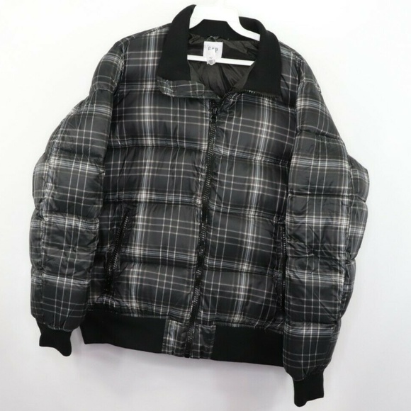 gap black puffer jacket